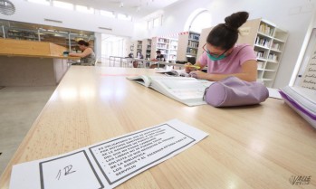 La sala de estudio de la Biblioteca Alberto Navarro reabre solo en horario de mañana