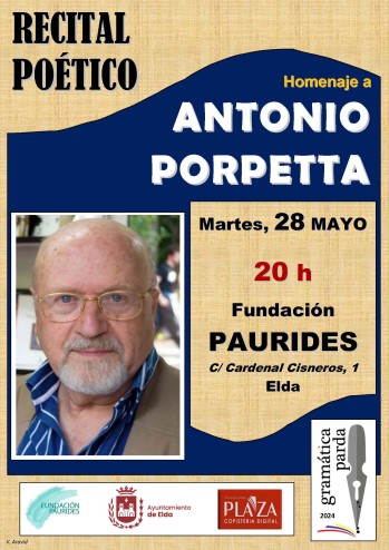 Recital poético: Homenaje a Antonio Porpetta