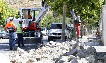 Imagen de las obras de Campo Alto.