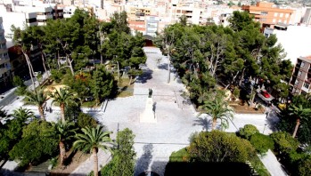 Imagen de archivo de la Plaza Castelar | Archivo Valle de Elda J.C.