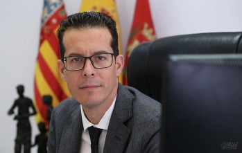 Rubén Alfaro en su despacho.
