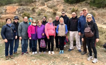 Miembros de la asociación en una de las excursiones que realizan durante el año. 