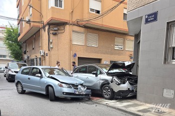 Imagen de los dos vehículos afectados | Valle de Elda.