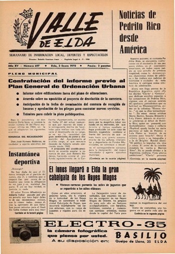 Número 0697 - 3 de enero de 1970