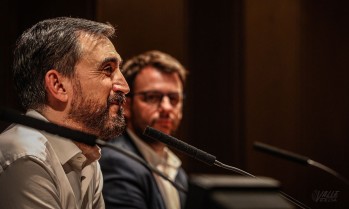 Ignacio Escolar junto al edil de Cultura, Fernando Portillo | J.C.