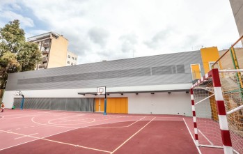 Imagen del edificio del renovado comedor| Ayuntamiento de Elda.