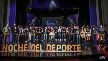 Imagen de archivo de los galardonados en la Noche del Deporte Eldense del año pasado | J.C.