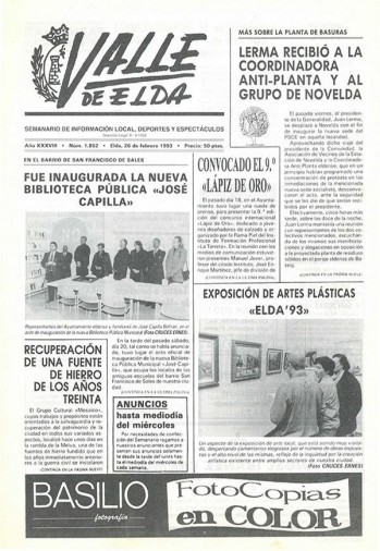 Número 1.852 - 26 de febrero de 1993