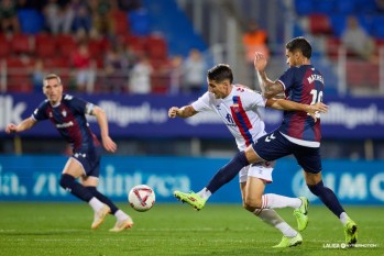 Juanto Ortuño salió en la segunda parte para intentar darle la vuelta al marcador | LaLiga. 
