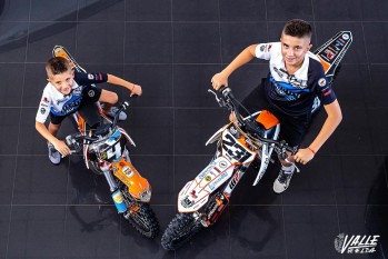 Miguel y David Moreno son pilotos de motocross | Nando Verdú. 