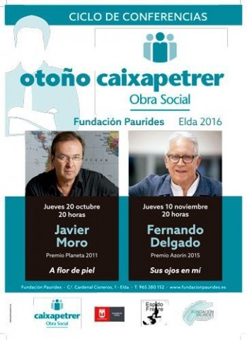 El escritor Javier Moro presenta su último libro en la Fundación Paurides