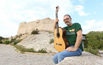 Pepe Payá en el Castillo de Petrer, donde se celebran actuaciones del festival
