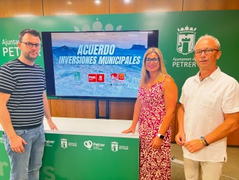 El equipo de gobierno proyecta inversiones por un valor cercano a los 8 millones de euros en los próximos dos años | Ayuntamiento Petrer. 