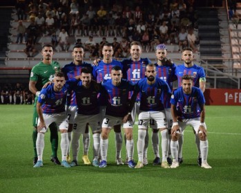 Formación del Eldense que ganó su primer partido de Liga en Lezama | Sergio Navarro.