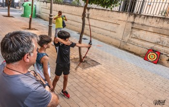 Una de las pruebas consistía en  tiro con arco. 