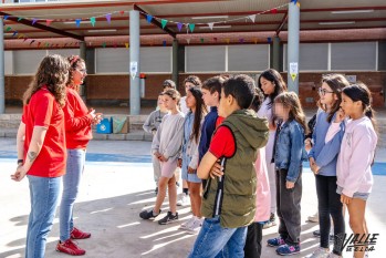 Lorena Pedrero en el centro educativo | Nando Verdú.