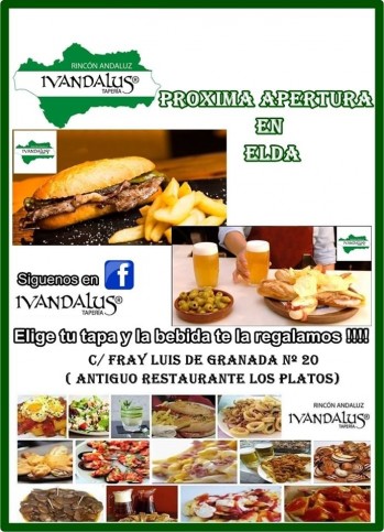 El bar-tapería Ivandalus abre mañana sus puertas, tu nuevo rincón andaluz en Elda