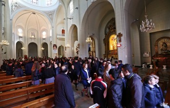 Unos 500 alumnos de las Carmelitas celebran  el último acto del centenario de la hermana Arcángela