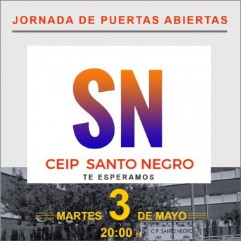 El colegio Santo Negro realizará una jornada de puertas abiertas para presentar su proyecto educativo