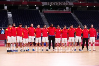 España luchará por su cuarto bronce el próximo sábado. Foto de la Real Federación Española de Balonmano