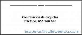 La web incorpora el servicio de obituario y esquelas