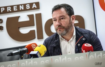 Fran Muñoz en rueda de prensa. 