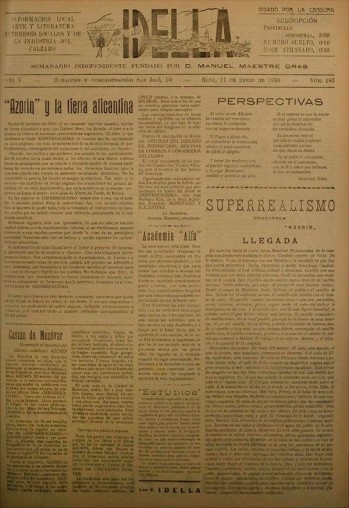 Idella nº 186 - Año 1930