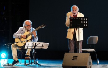 José Luis Merlín y Héctor Alterio en el Teatro Cervantes | Jesús Cruces.