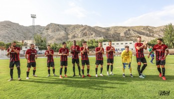 Formación del eldense que se adjudicó hoy el triangular de Villena ! Fotos de Jesús Cruces