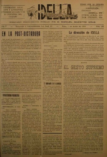 Idella nº 192 - Año 1930