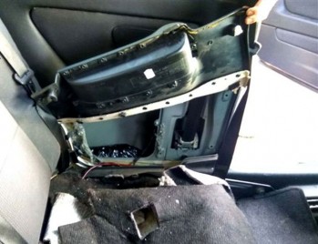 Imagen del vehículo en el que se encontró la mercancía | Policía Nacional.