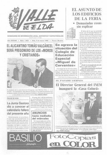 Número 1.853 - 5 de marzo de 1993