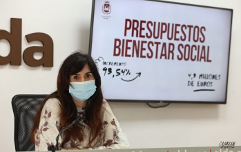 Alba García ha presentado los presupuestos de Servicios Sociales de 2021.