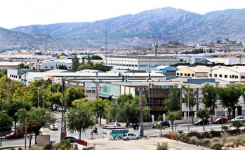 Imagen panorámica del polígono Campo Alto de Elda | Jesús Cruces.