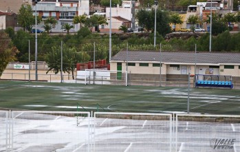 Deportes cierra La Sismat al anegarse los campos por la fuerte lluvia