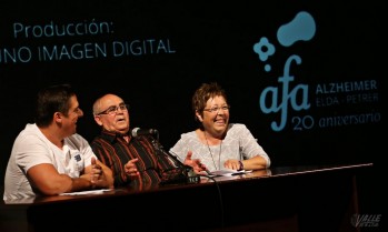 Delicado, Torcuato y Orovio durante la presentación del corto | Jesús Cruces.