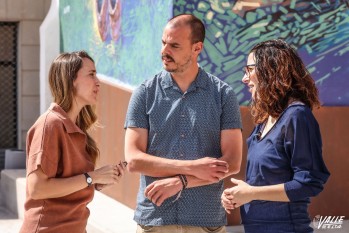 Cristina Rodríguez, Iñaki Pérez y Aitana Más. 