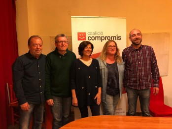 Rafa Espuig, José Joaquín García, Pilar Calpena, María Dolores Amat y Tomás Palau.