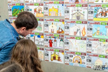 Los dibujos se expondrán tras el acto | Nando Verdú.