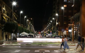 Renuevan la iluminación de la avenida de Madrid