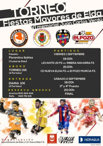El Trofeo “Fiestas Mayores” de Fútbol Sala se convierte en un torneo de equipos de Primera División