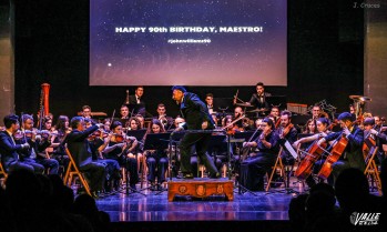 Imagen de la orquesta actuando en el Teatro Castelar | Archivo Valle de Elda J.C.