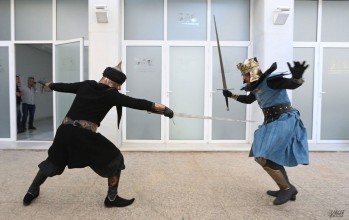 David Juan y Alberto Rodríguez llevan meses practicando el arte del duelo.