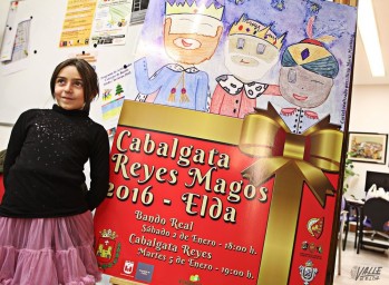 La pequeña asegura que le gustaría ser pintora en el futuro | Jesús Cruces.