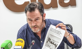 El portavoz del PP, Fran Muñoz, ha denunciado la situación en la que se encuentran algunos centros de la ciudad | J.C.