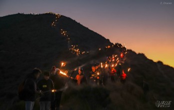 La Bajada de antorchas cumplió ayer 60 años | J.C.