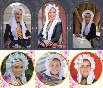 Imagen de las seis candidatas. 