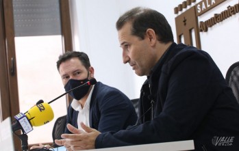Fran Muñoz y Francisco Vidal han comparecido hoy en rueda de prensa.
