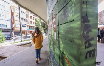 El  diseño de Miguel Gracia Ruiz, Zetika, y Lorena Guerrero, lleva días dañado | J.C.