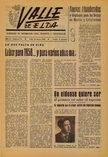 Número 0074 - 25 de enero de 1958